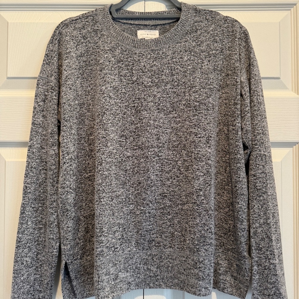 Lucky Brand Lightweight Gray Sweater